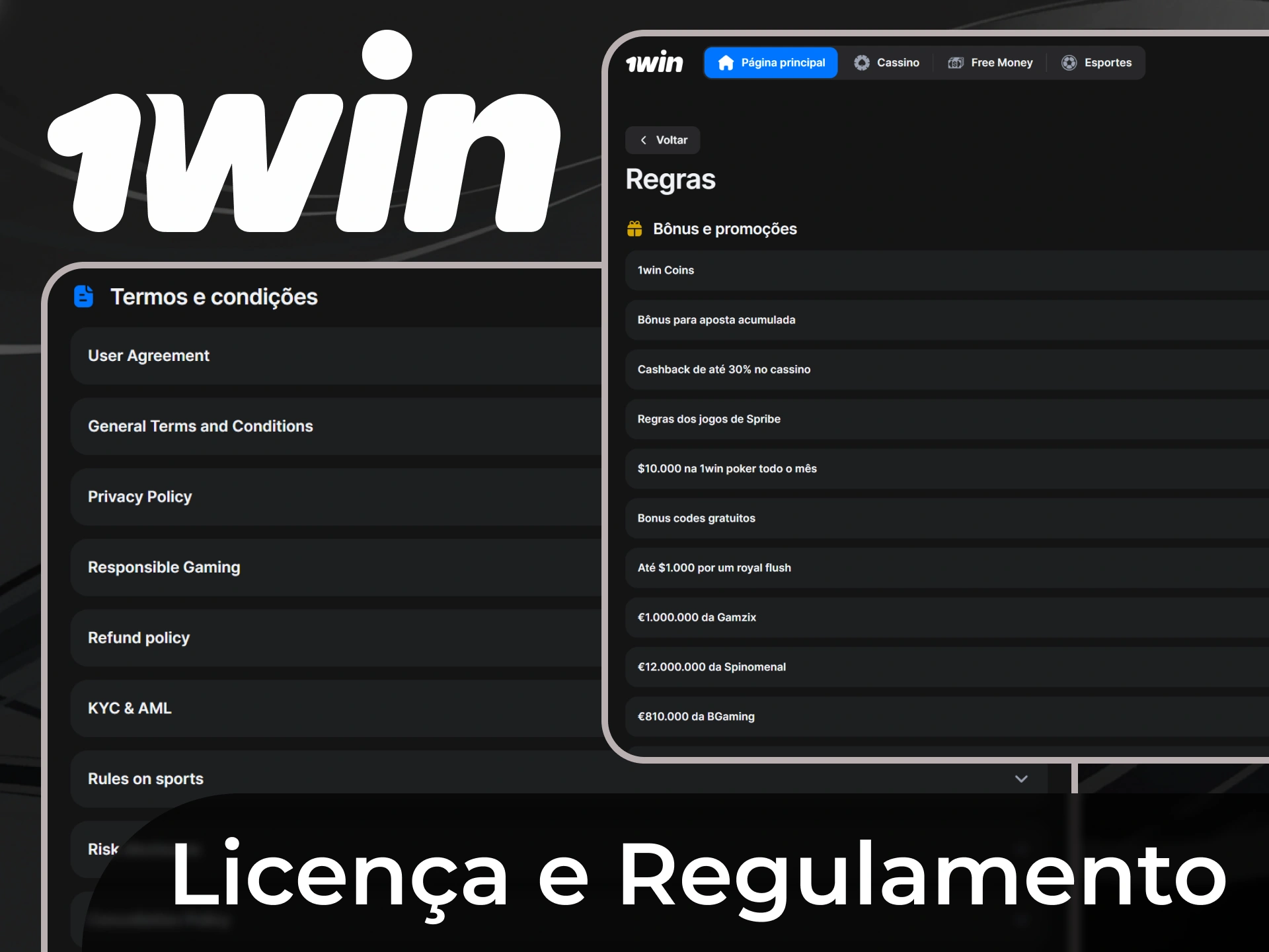 1win é licenciado por Curaçao eGaming e é totalmente legal no Brasil.