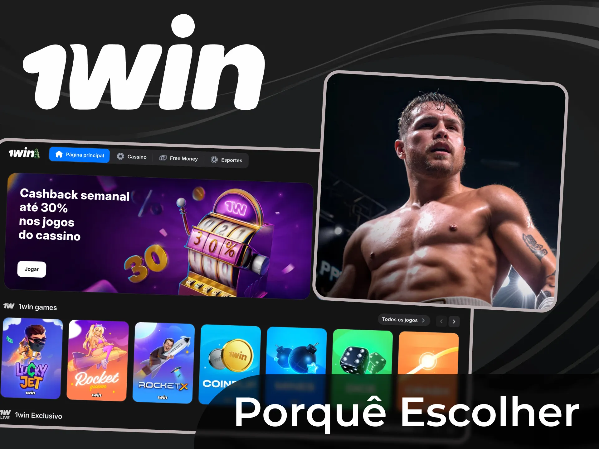 A parceria entre Canelo Alvarez e 1win.