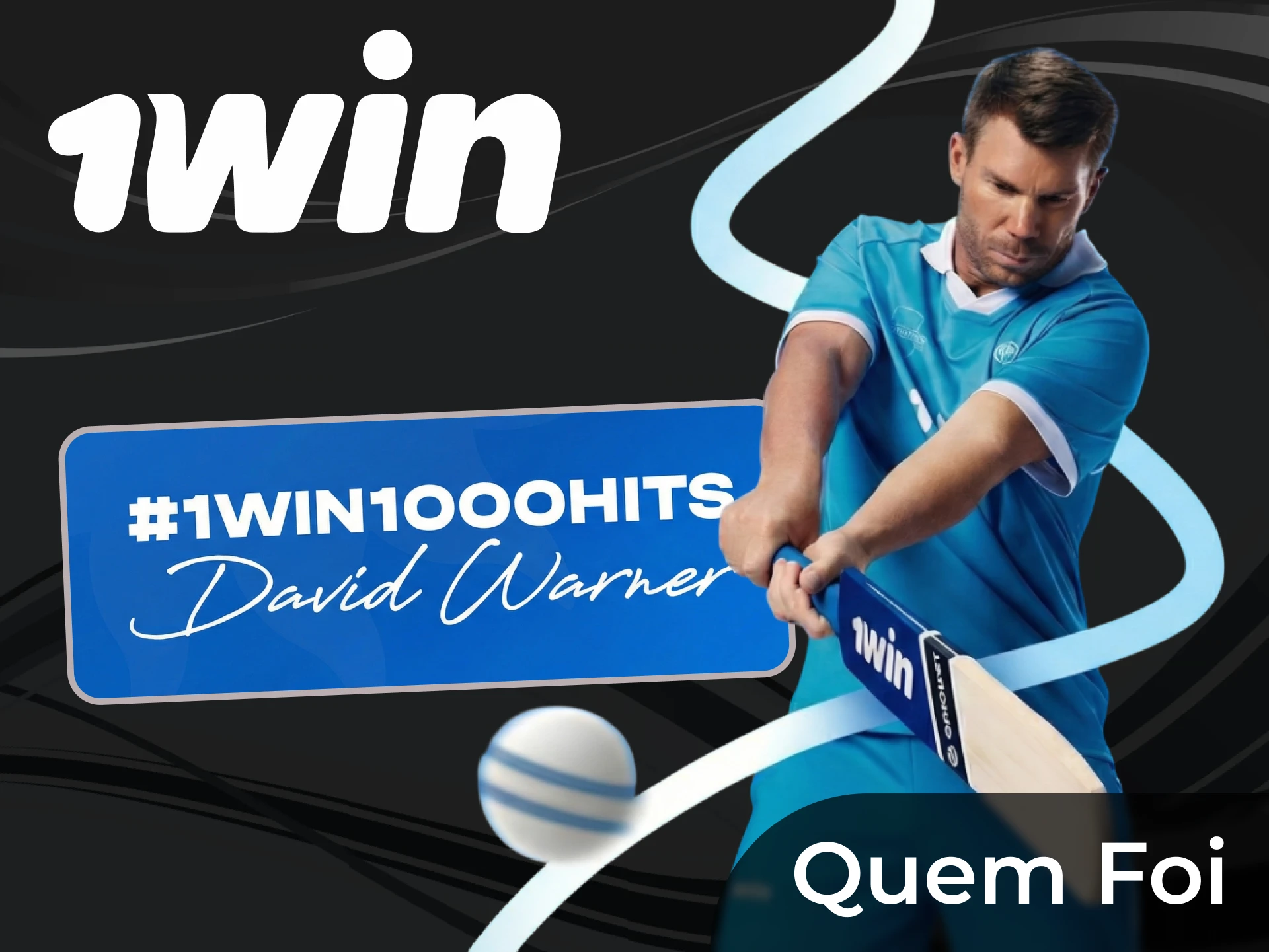 Biografia do embaixador da 1win, David Warner.